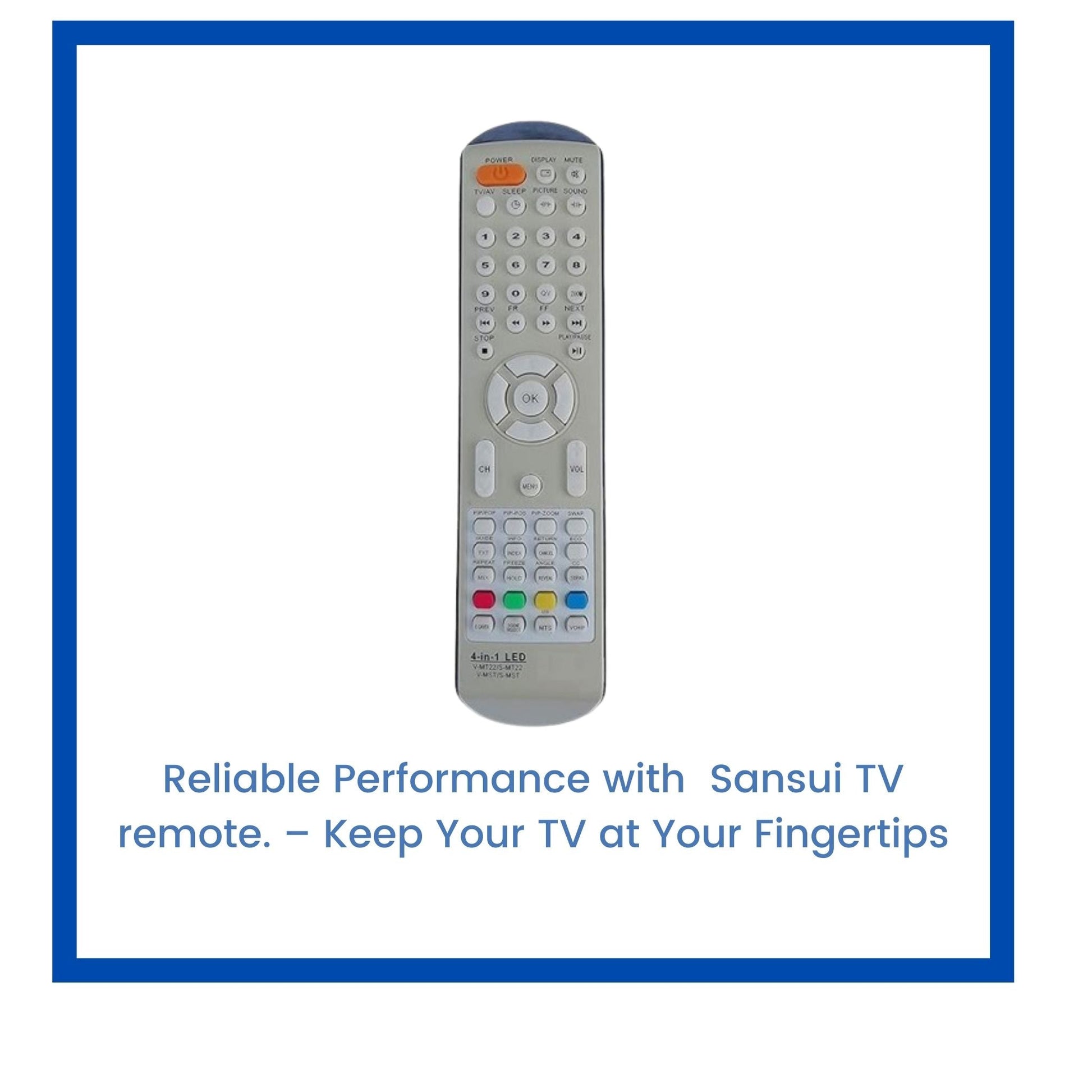 SMT22 Sansui LCD/LED TV Remote Control | Easy-to-Use Buttons for Simple LCD/LED Control. - Flymaster Shop