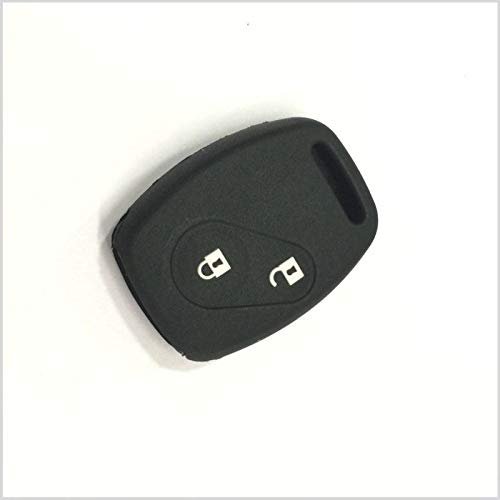 Soft Silicone Car Key Cover for Honda City, Civic, Jazz, Brio, Amaze (Old Model) – 2 Button | Black - Flymaster Shop