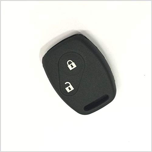 Soft Silicone Car Key Cover for Honda City, Civic, Jazz, Brio, Amaze (Old Model) – 2 Button | Black - Flymaster Shop