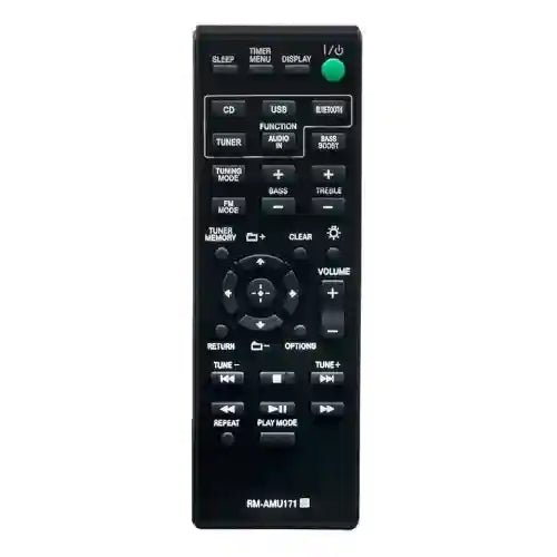 Sony Audio System RM-AMU171 | Remote | Bluetooth Function, CMT-BT60, CMT-SBT100, CMT-BT60B, CMT-BT80W, and HCD-SBT100B (Black) - Flymaster Shop