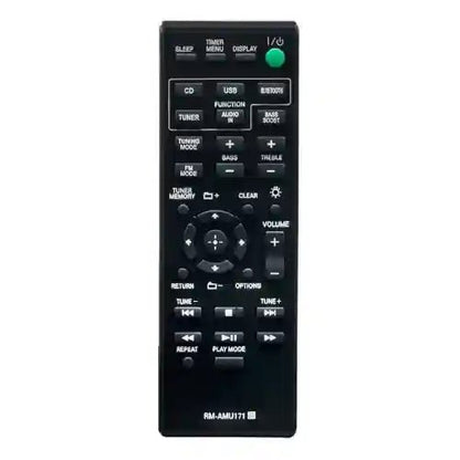 Sony Audio System RM-AMU171 | Remote | Bluetooth Function, CMT-BT60, CMT-SBT100, CMT-BT60B, CMT-BT80W, and HCD-SBT100B (Black) - Flymaster Shop