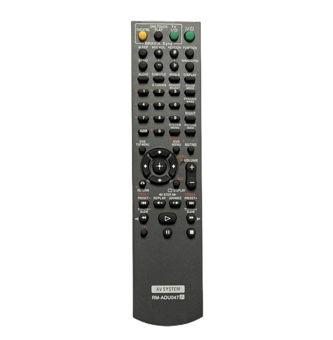 Sony AV Music System with Model No RM-ADU047 (Black) | Remote Control | Compatible and Easy to Use - Flymaster Shop