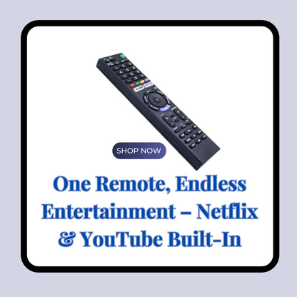 Sony Bravia TV Remote Control – Compatible with LCD, LED, UHD, OLED, QLED, and 4K Ultra HD TVs - Flymaster Shop