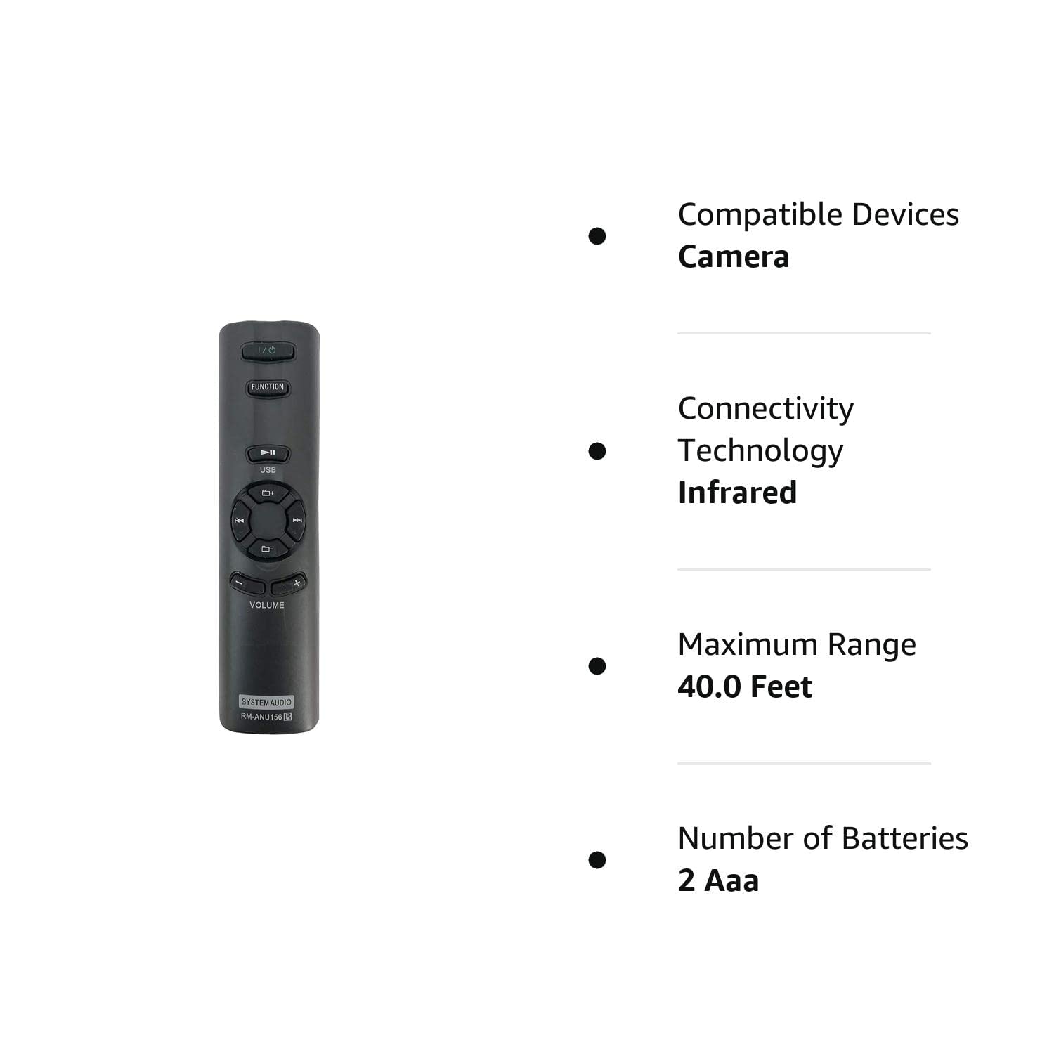 Sony RM - ANU156 SA - D10 SA - D100 SA - D40 | Home Theater Systems Remote | Convenient control from a distance - Flymaster ShopFlymaster Shop