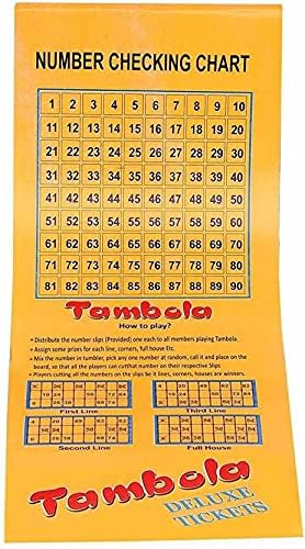 Tamobola Tickets Book, 600 Ticket, Easy Cut Paper Average, Fine Paper Quality (Medium), for Adult, Multicolor, Pack of 1 - Flymaster Shop