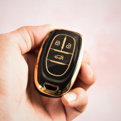 TPU Car Key Cover for MG Gloster – 3 Button Smart Key Protection, Durable and Stylish - Flymaster Shop