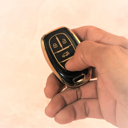 TPU Car Key Cover for MG Gloster – 3 Button Smart Key Protection, Durable and Stylish - Flymaster Shop