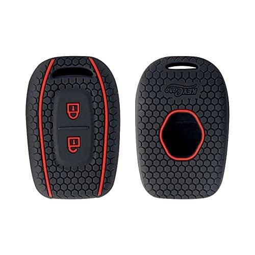 Triber, Kwid, Kiger, and Duster 2016 Onward Models | Car Accessories |Protects Car Keys and Adds Style with Black Cover, Includes 1 Cover - Flymaster Shop