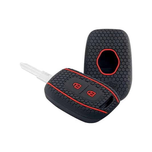 Triber, Kwid, Kiger, and Duster 2016 Onward Models | Car Accessories |Protects Car Keys and Adds Style with Black Cover, Includes 1 Cover - Flymaster Shop