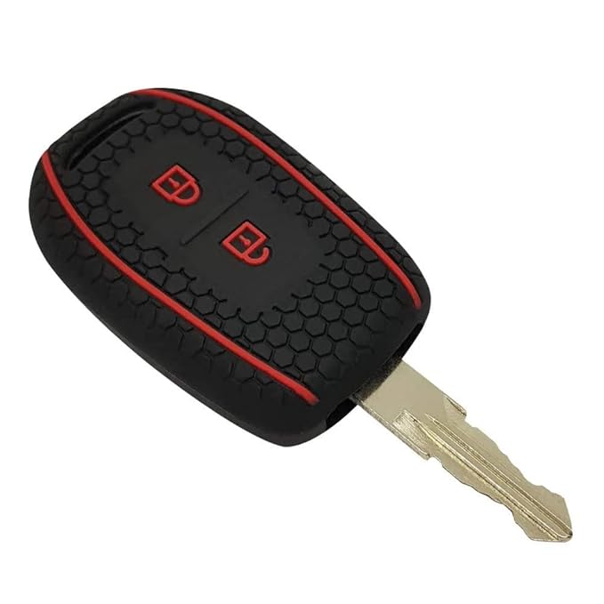 Triber, Kwid, Kiger, and Duster 2016 Onward Models | Car Accessories |Protects Car Keys and Adds Style with Black Cover, Includes 1 Cover - Flymaster Shop
