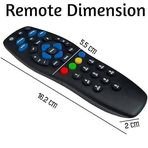 Universal Remote for TATA Sky HD/SD Set-Top Box – Works with All TVs | Easy-to-Use Remote Control - Flymaster Shop