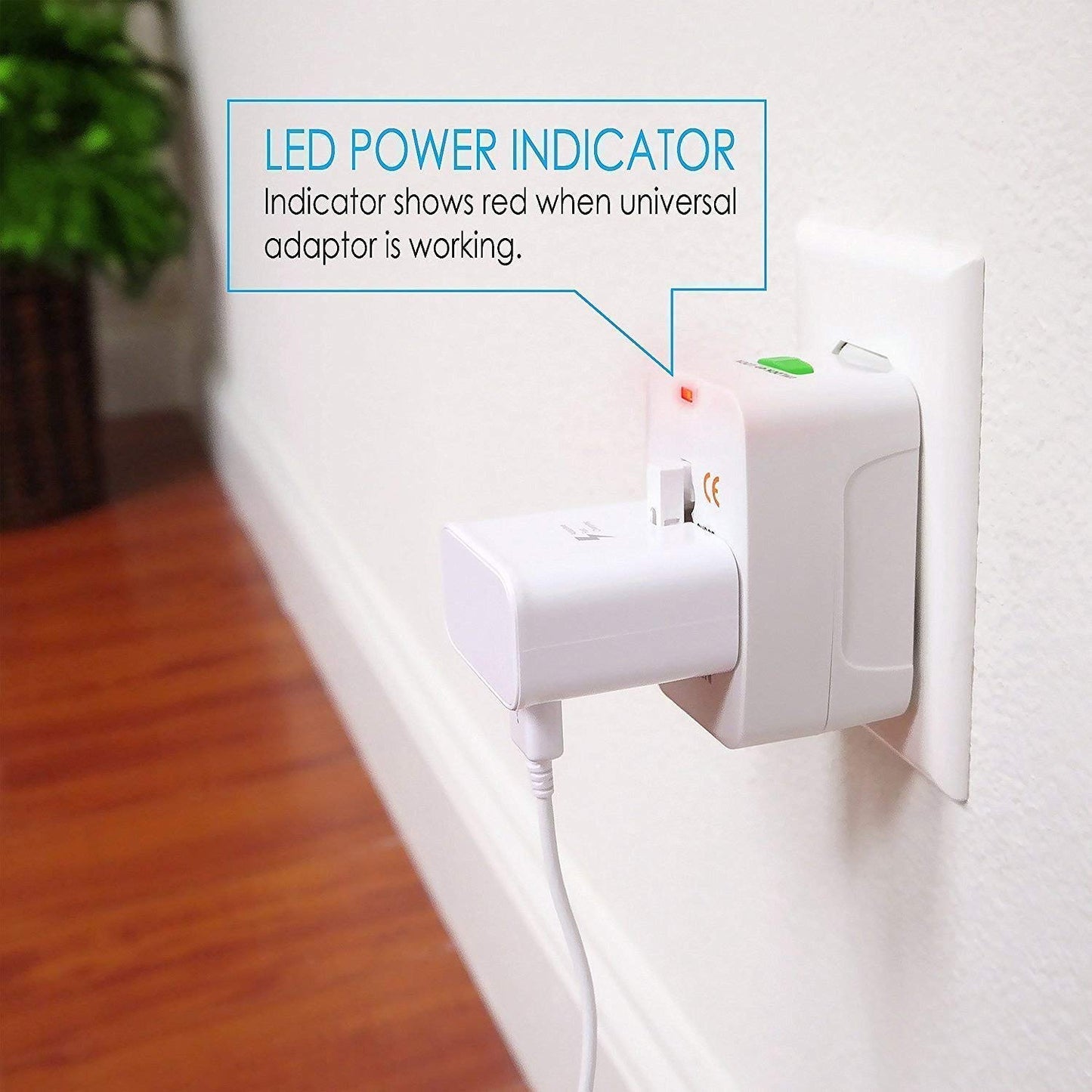 Universal Worldwide International Travel Adapter Plug | Travel Accessories | Includes Surge Protector - Flymaster Shop