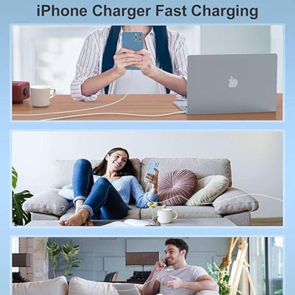 USB-C to Lightning Cable 1M [Apple MFi Certified] – 60W Fast Charging Cable for iPhone 14/13/12 Series, iPad & More - Flymaster Shop