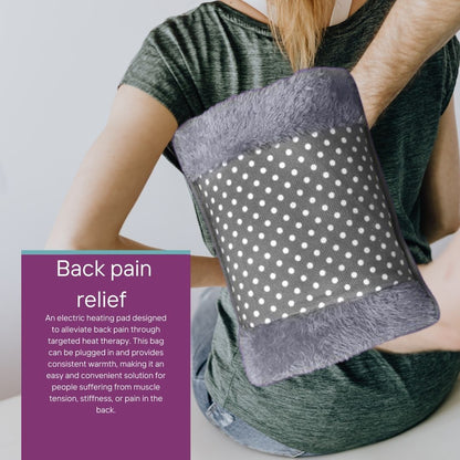 Velvet Heating Bags with Charging Cabel for Pain Relief - Heating Pads, Heat Pouches, Electric Hot Water Bags for Shoulder, Back & Neck Pain Relief- Pack of 1 (Multicolor). - Flymaster Shop