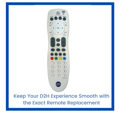 Videocon D2H Remote Original for Set Top Box | Remote Videocon D2H Compatible for HD Box TV & D2H (Non Voice | Not RF) (Exactly Same Remote Will Work Only) - Flymaster Shop