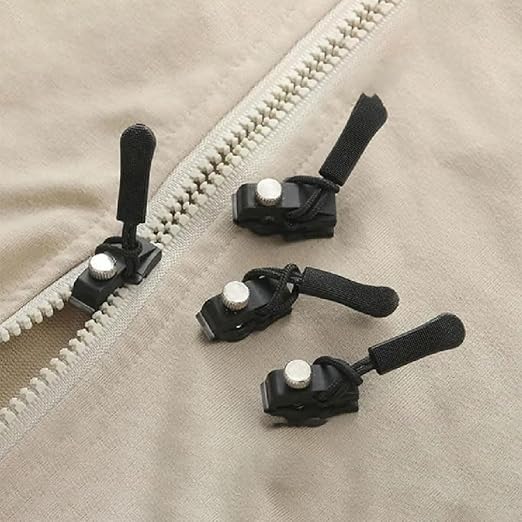 Zipper Repair Kit – Instant Zipper Sliders & Pull Tabs for Bags, Jackets & Garments (Pack of 5) - Flymaster Shop