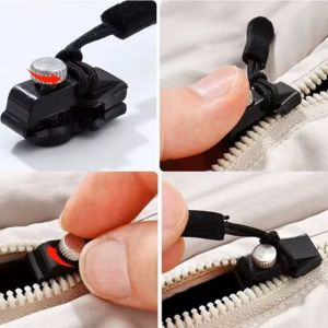 Zipper Repair Kit with Instant Zipper Sliders, Nylon Pull Tabs & Metal Pulls – Universal Replacement for Bags & Garments (Pack of 5) - Flymaster Shop