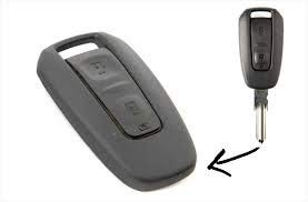 Manza/Vista/Indigo ECS | Car Accessories | Black Car Key Shell with Compatibility, Durability, and Enhanced Look