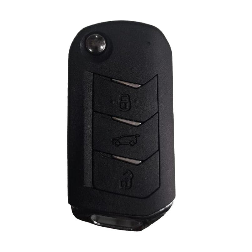 SCORPIO BS6, Mahindra Thar, Marazzo, New Bolero NEO | Car Key Shell |  3 Button flip Key (Without Blade) Compatible, Durable Design.