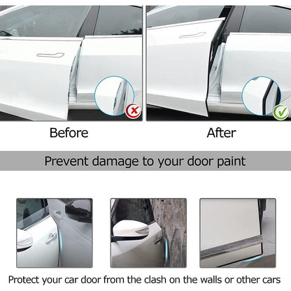 Car Accessories | Flymaster Car Door Edge Guards | U Shape Trim Rubber Seal, Universal Fit, Protects Against Damage - Flymaster Shop