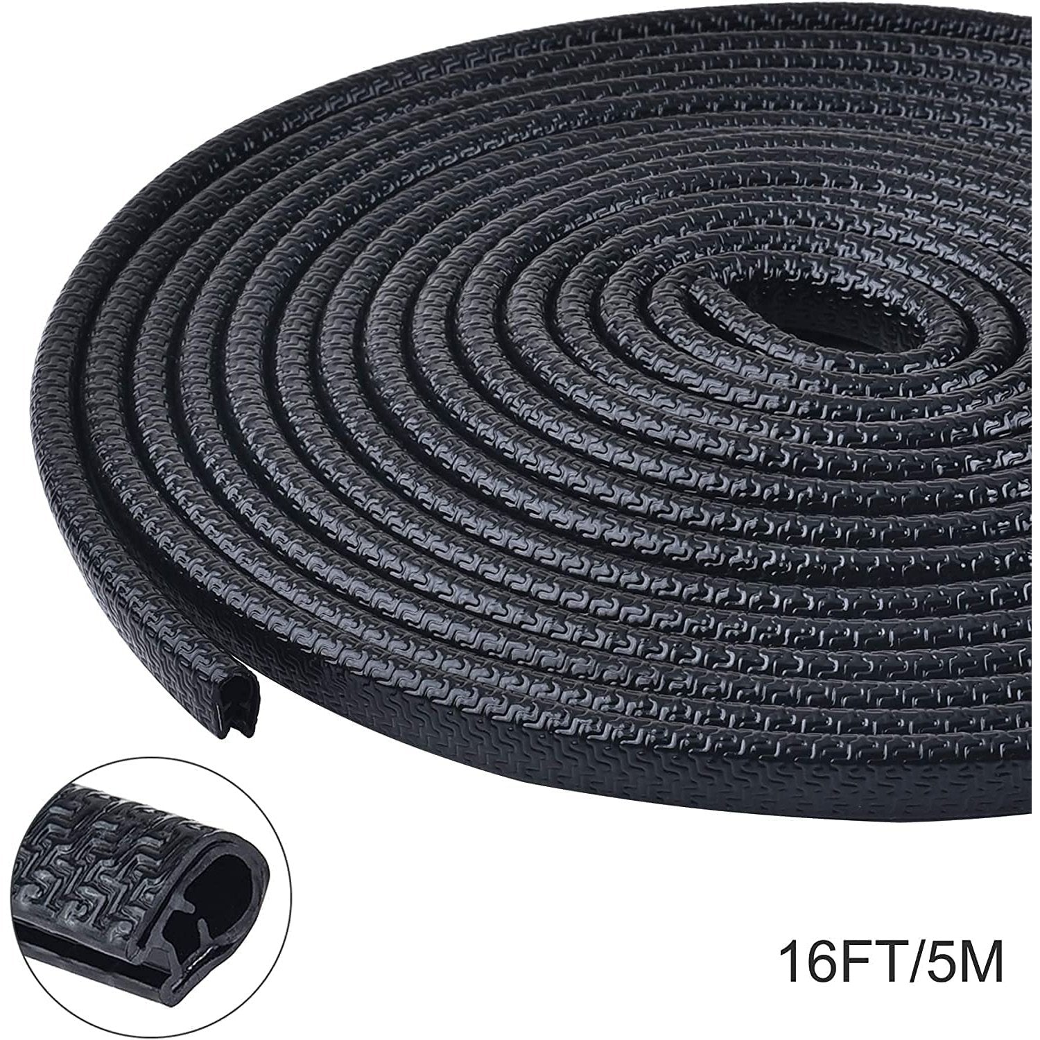 Car Accessories | Flymaster Car Door Edge Guards | U Shape Trim Rubber Seal, Universal Fit, Protects Against Damage - Flymaster Shop