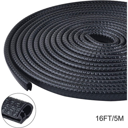 Car Accessories | Flymaster Car Door Edge Guards | U Shape Trim Rubber Seal, Universal Fit, Protects Against Damage - Flymaster Shop