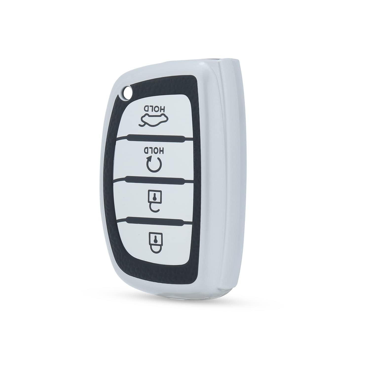 Hyundai Alcazar and Creta 2021 2022 & 2023 | Car Accessories | Protects and Adds Style to Car Key, 4 Button Smart Key - Flymaster Shop