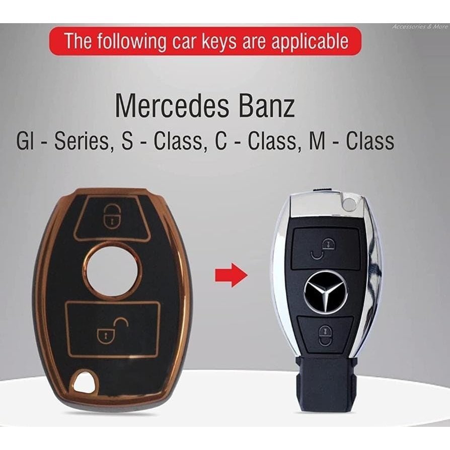 Mercedes Benz GL Series, S-Class, C-Class, and M-Class | Car Accessories |Protects and Decorates Car Keys - Flymaster Shop
