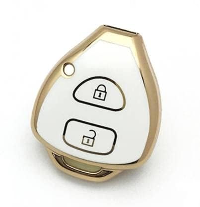 Toyota Innova/Fortuner/Corolla 2 Button Key | Car Key Accessories | Soft TPU Premium Cover with Compatibility and Protection - Flymaster Shop