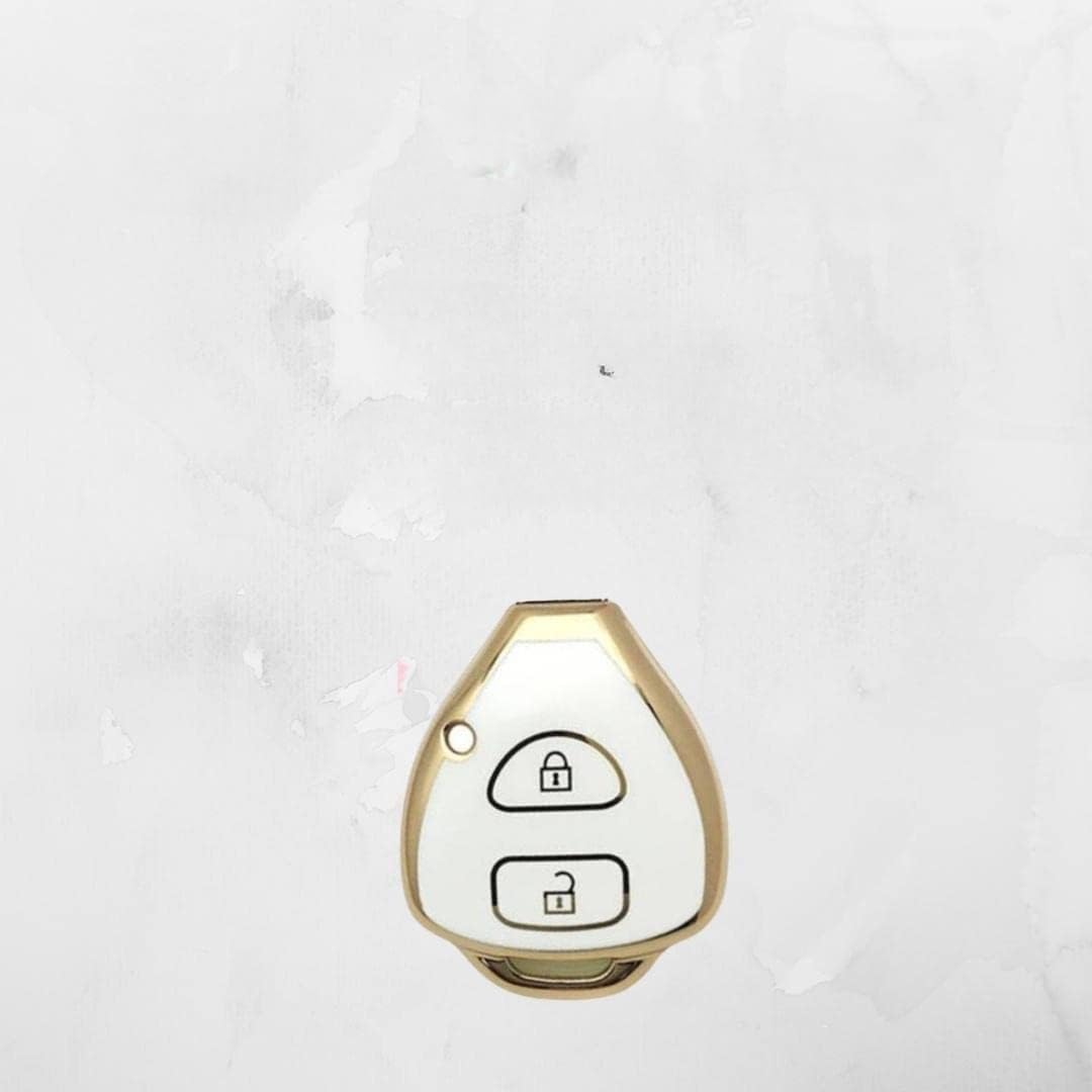 Toyota Innova/Fortuner/Corolla 2 Button Key | Car Key Accessories | Soft TPU Premium Cover with Compatibility and Protection - Flymaster Shop