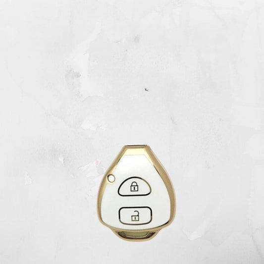 Toyota Innova/Fortuner/Corolla 2 Button Key | Car Key Accessories | Soft TPU Premium Cover with Compatibility and Protection - Flymaster Shop
